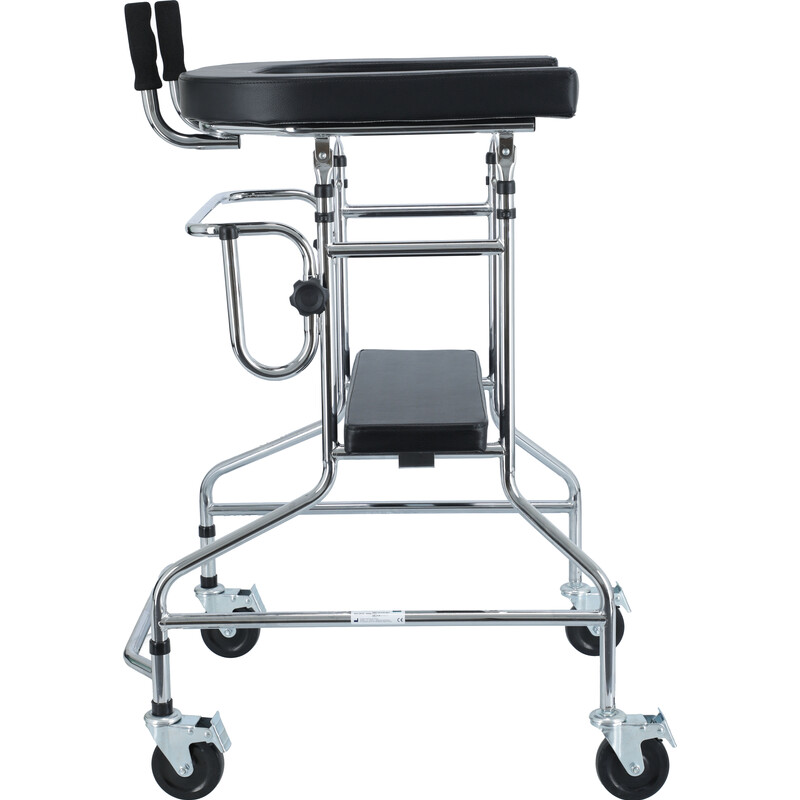 Cadru mobil cu scaun și suport la subraț