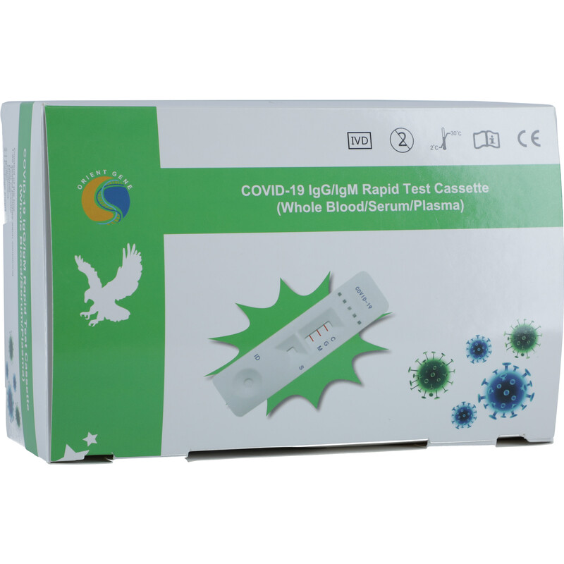 Test rapid pentru ANTICORPI după vaccinare  COVID-19, pachet de 25