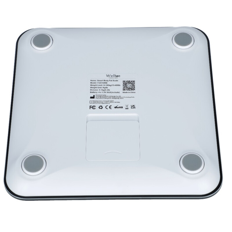 Cântar SMART cu diagnosticare a 13 parametri corporali + Bluetooth și aplicație mobilă