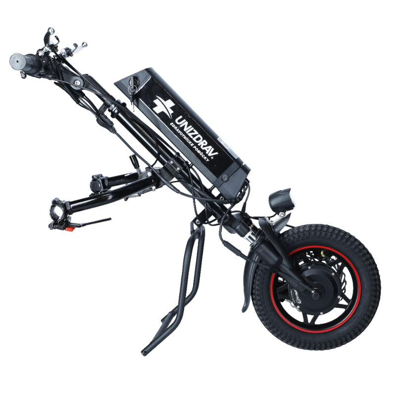 Propulsor pentru scaun cu rotile activ