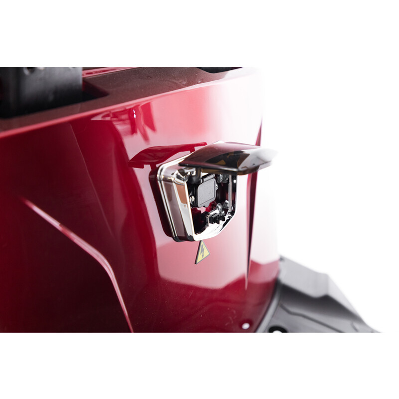 Scuter electric cu trei roți CHAMPION pentru seniori - motor puternic de 1000 W, roșu