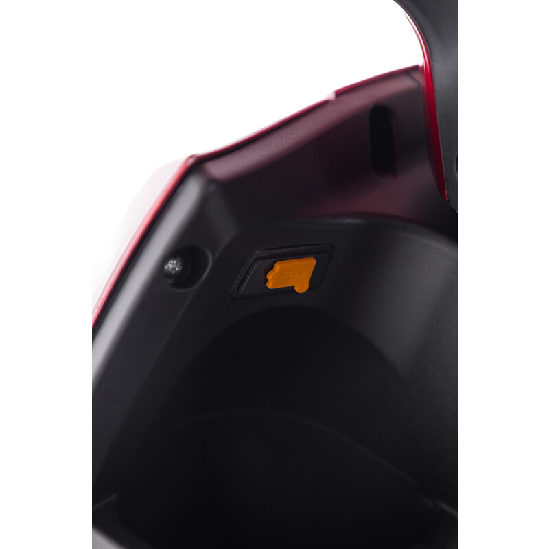 Scuter electric cu trei roți CHAMPION pentru seniori - motor puternic de 1000 W, roșu