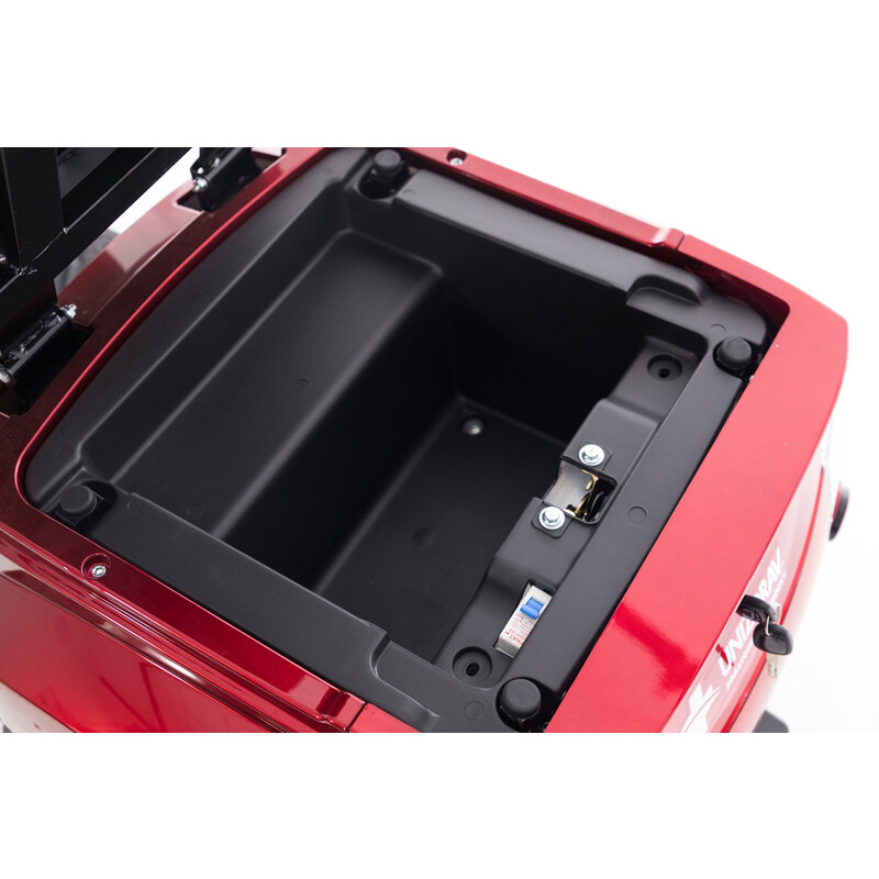 Scuter electric cu trei roți CHAMPION pentru seniori - motor puternic de 1000 W, roșu