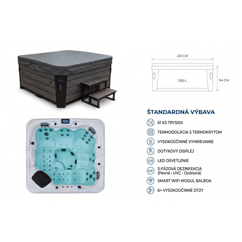 Jacuzzi INTELIGENT UniSPA Max SUNRANS SR805A