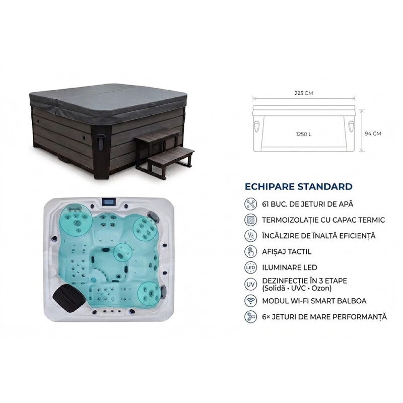Jacuzzi INTELIGENT UniSPA Max SUNRANS SR805A
