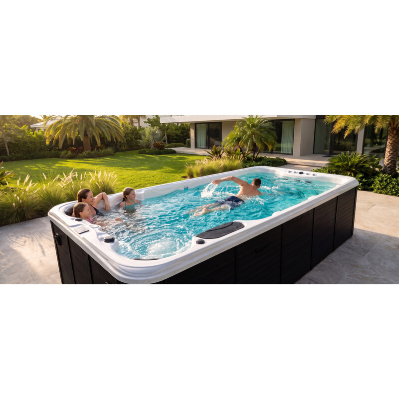 SwimSpa LUX SUNRANS SR853 cu contracurent și tehnologie Balboa