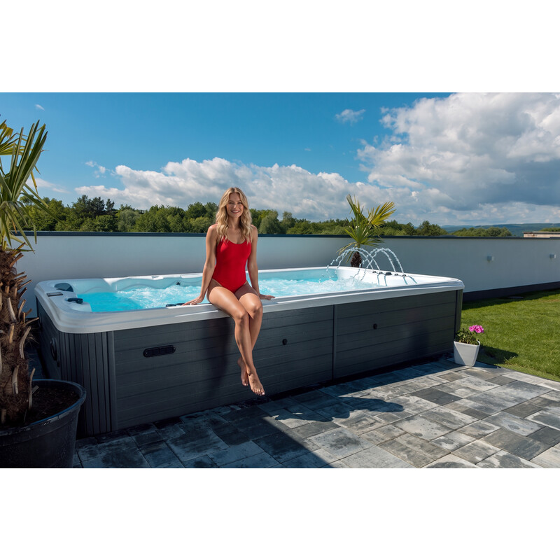 SwimSpa LUX SUNRANS SR853 cu contracurent și tehnologie Balboa