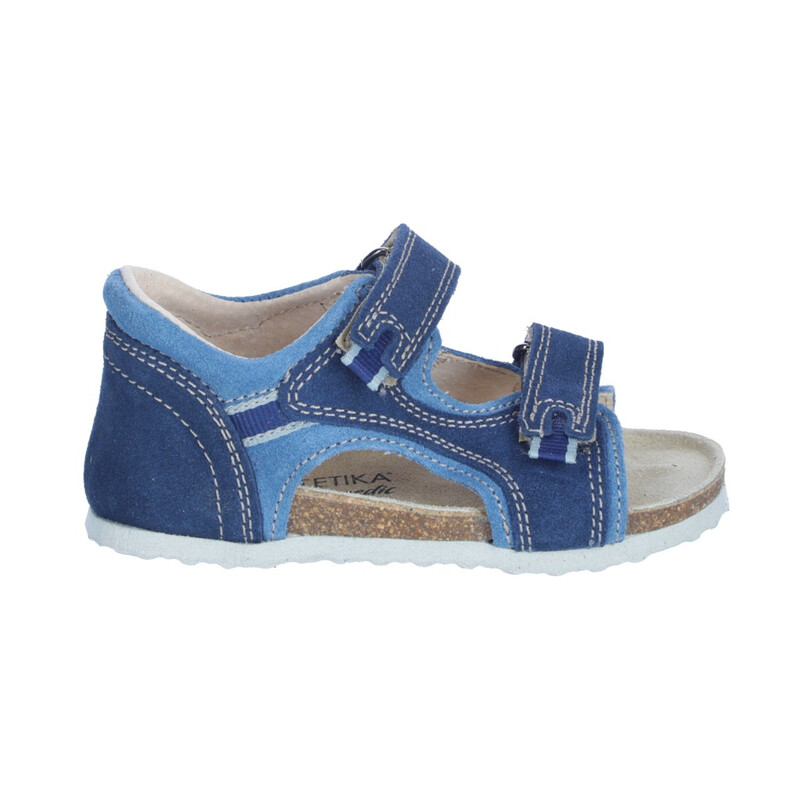 Sandale ortopedice pentru copii - tip 32 denim-albastru