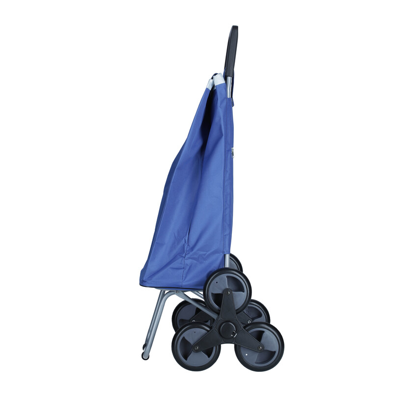 Geantă de cumpărături pe roți, albastră