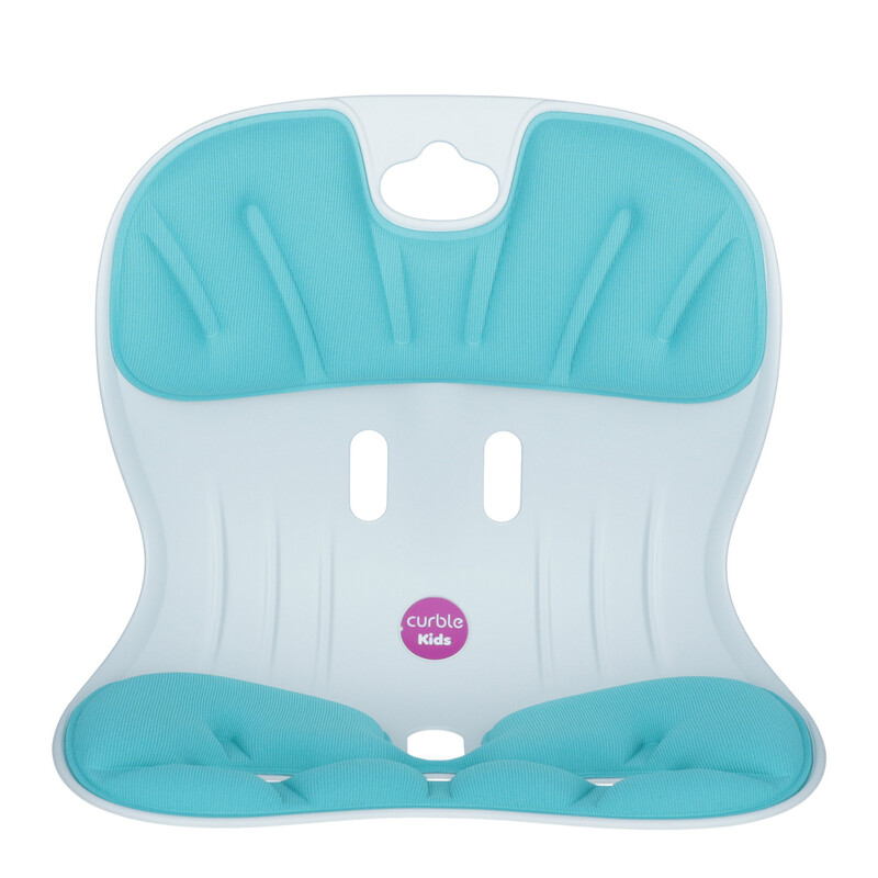 Suport ergonomic pentru copii pentru o postură corectă Curble KIDS, turcoaz
