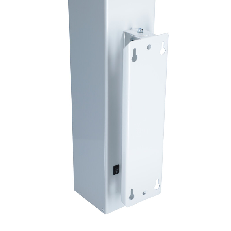 Lampă gernicidă UNIZDRAV, model închis, cu montare pe perete – varianta pe albă