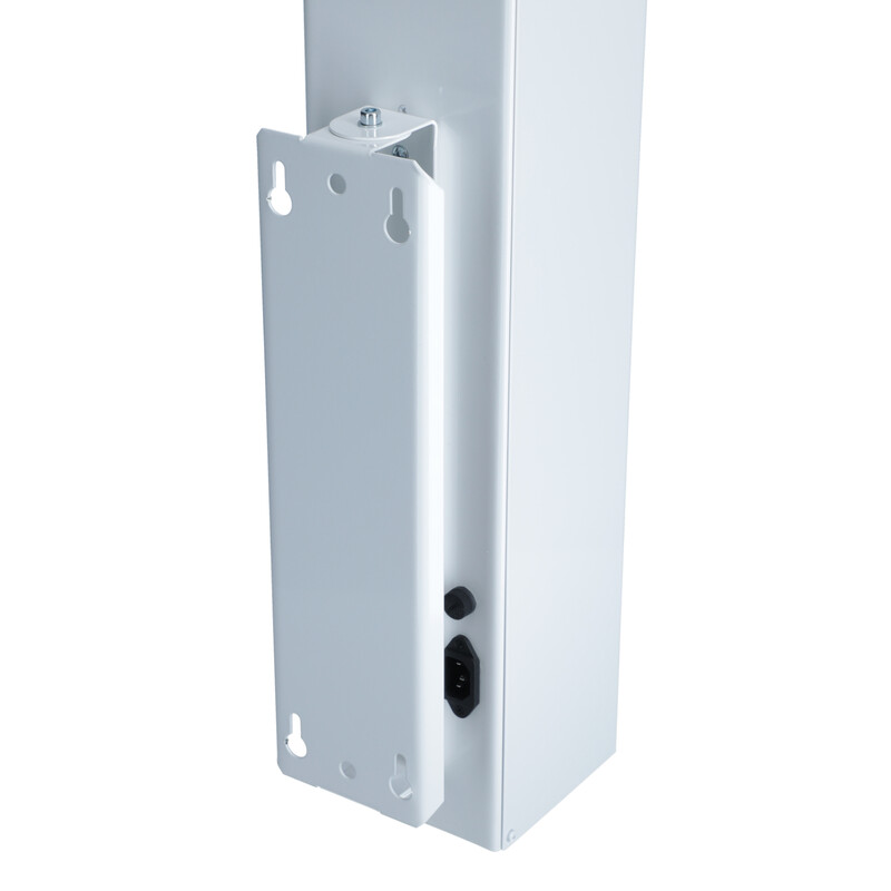 Lampă gernicidă UNIZDRAV, model închis, cu montare pe perete – varianta pe albă