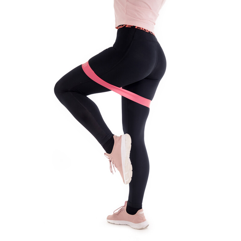 Bandă elastică fitness roz, set de 5 buc