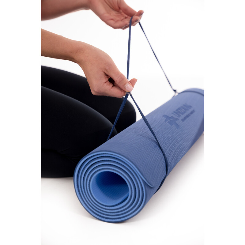 Covoraș pentru exerciții UNIZDRAV 66 x 182 cm, albastru