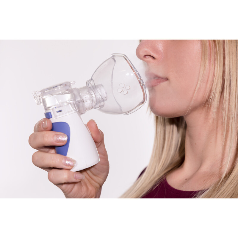 Inhalator portabil cu baterie, funcție de nebulizare și alimentare USB