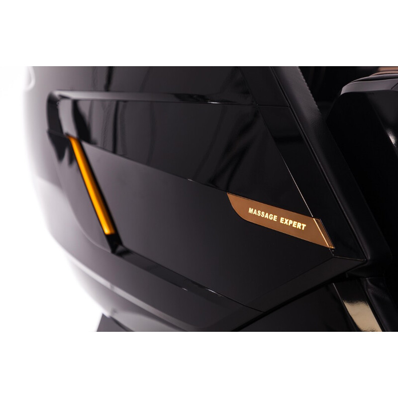 Fotoliu electric de masaj LUX 4D MASSAGER, negru/auriu