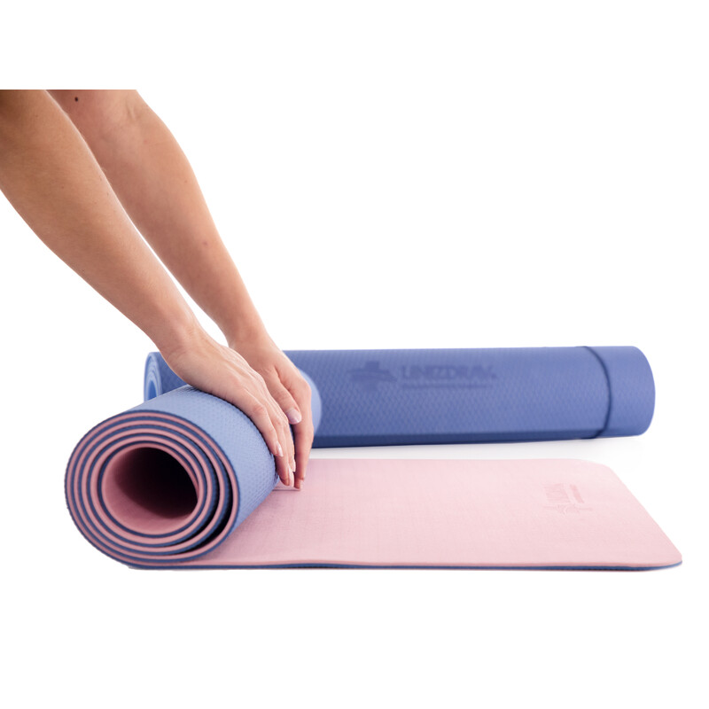 Covoraș pentru exerciții UNIZDRAV 66 x 182 cm, roz | UNIZDRAV