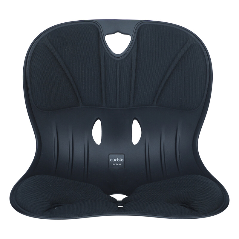 Suport ergonomic pentru o postură corectă a corpului Curble Chair Wider, negru