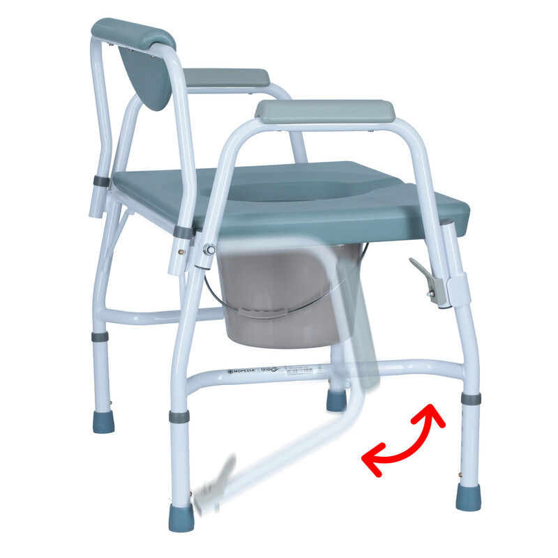 Scaun de toaletă fix cu o capacitate de suport de până la 290 kg