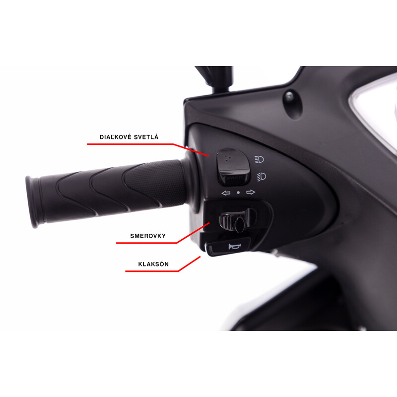 Scuter electric cu trei roți CHAMPION pentru seniori și persoane invalide - motor puternic de 1000 W, negru