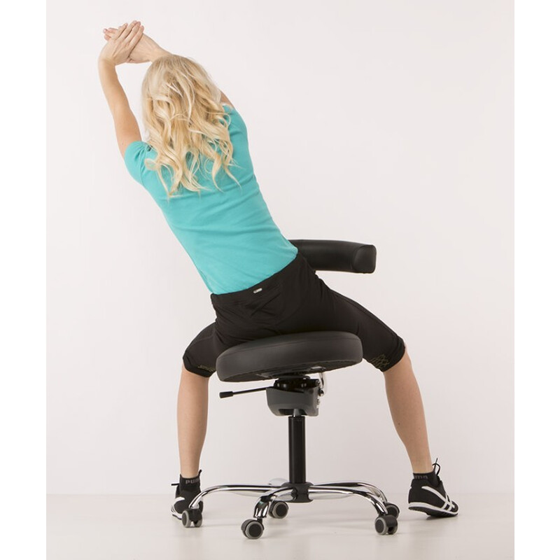 Scaun ergonomic pentru cabinete, albastru