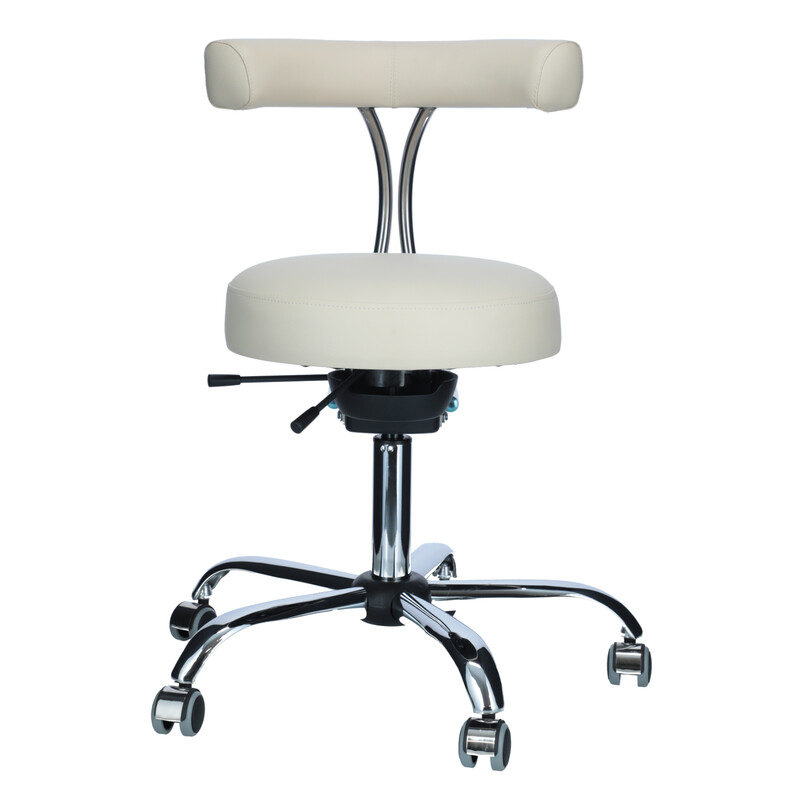 Scaun ergonomic pentru cabinete, alb