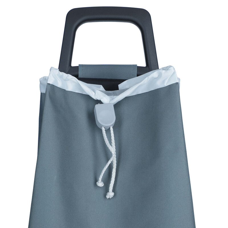 Cărucior de cumpărături pe roți, gri