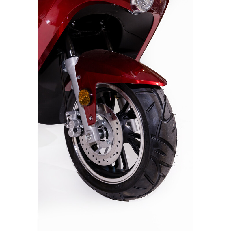Scuter acoperit cu trei roți CHAMPION MiniCar pentru seniori și imobili - motor puternic de 1500 W