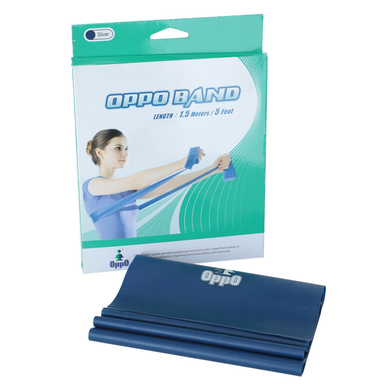 Bandă elastică OPPO BAND 1,5 m, albastru
