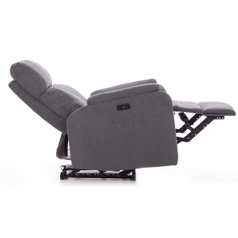 Fotoliu de relaxare COMFORT, material antracit