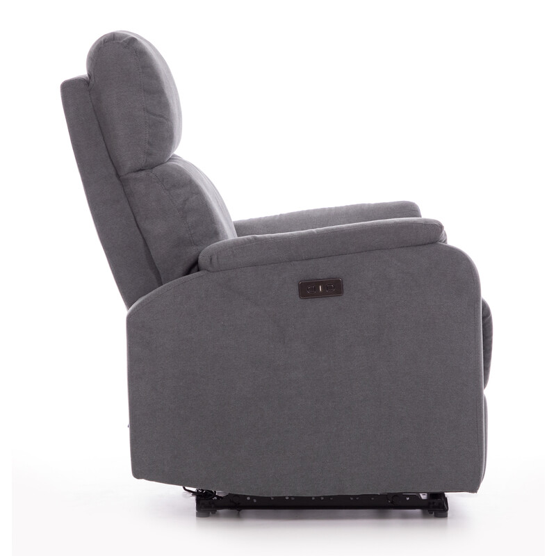 Fotoliu de relaxare COMFORT, material antracit