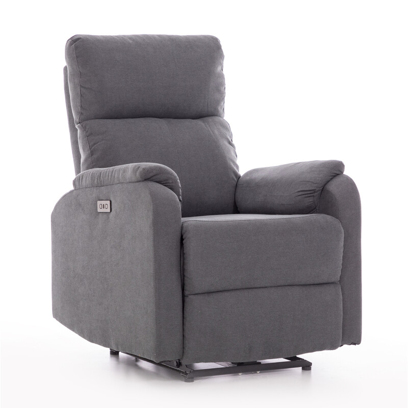 Fotoliu de relaxare COMFORT, material antracit
