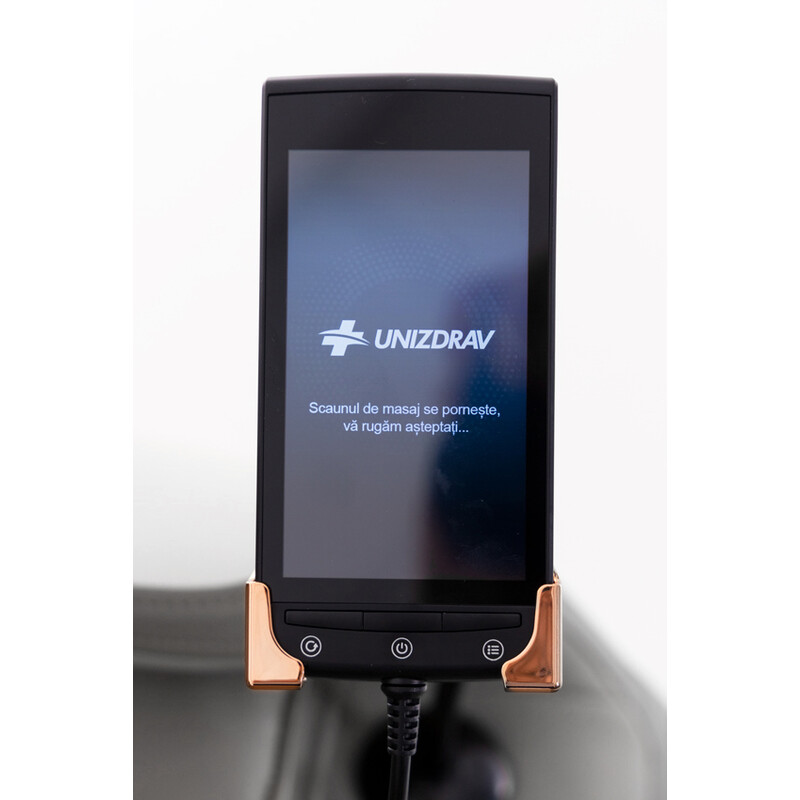 Scaun electric de masaj RelaxPro 3D MASSAGER, gri-negru