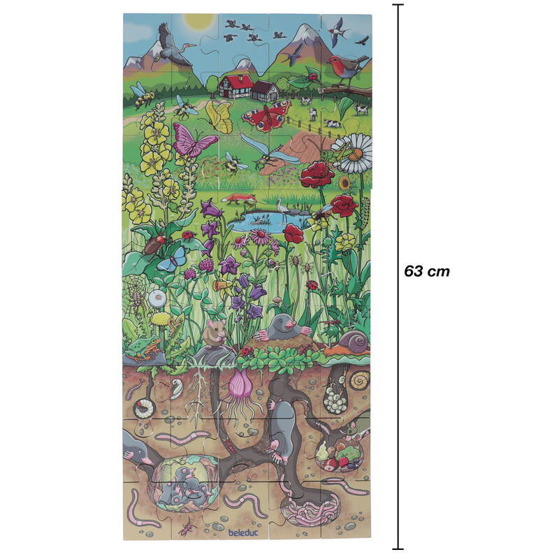 Puzzle de podea  Flower Meadow -  Beleduc