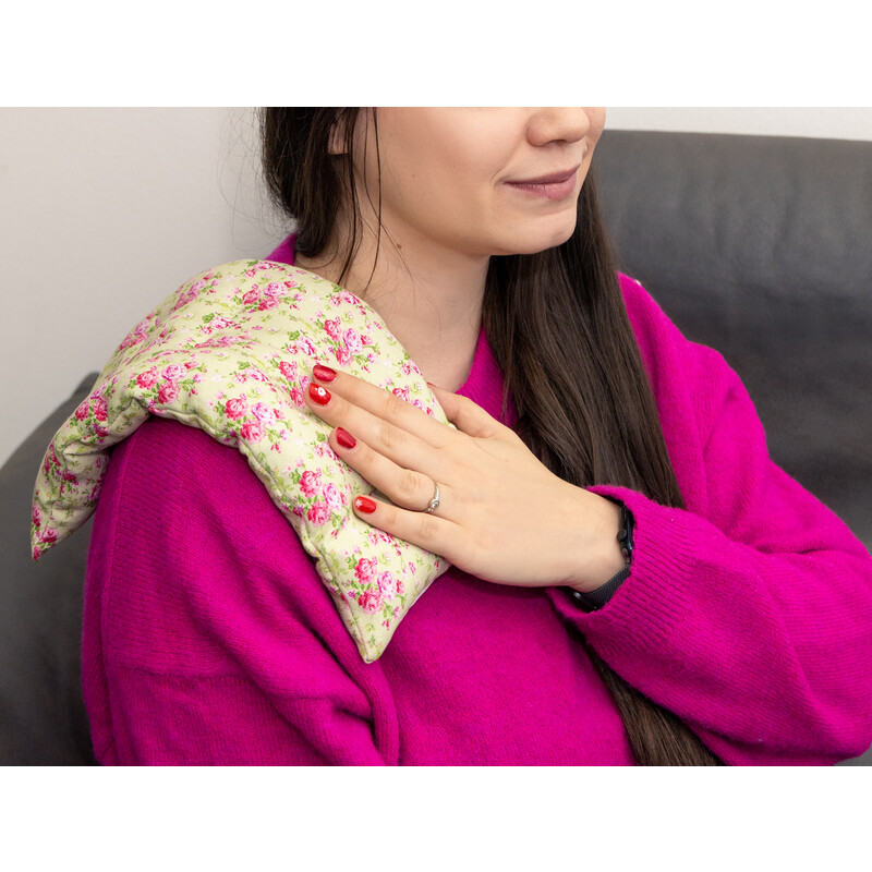 Pernă termo Unizdrav Flowers cu lavandă