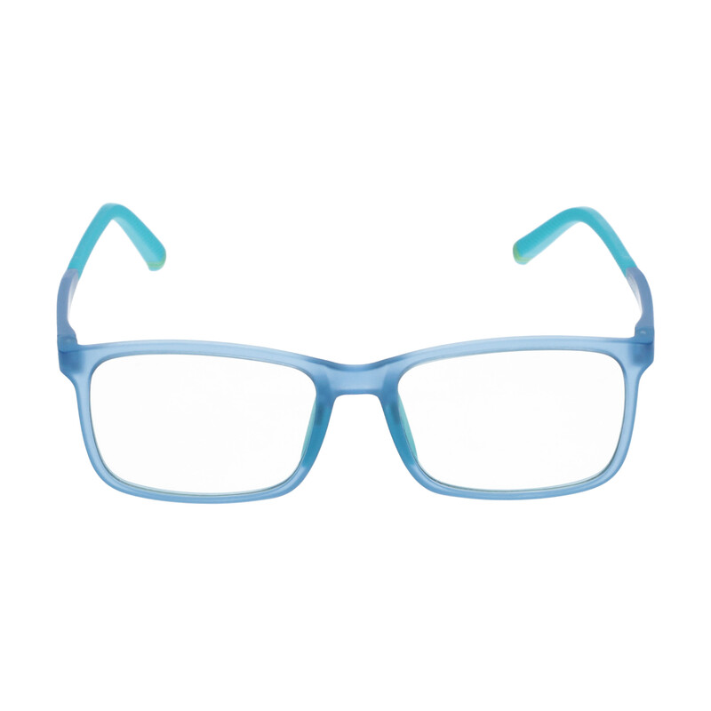 Ochelari anti-lumină albastră pentru copii albastri UNIZDRAV + carcasă, geantă și set de testare