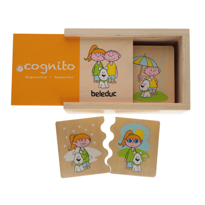 Puzzle educaționale Cognito – Opposites de la Beleduc