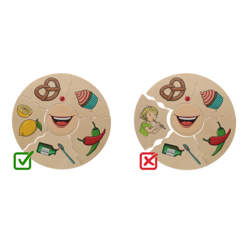 Joc didactic și puzzle 2 în 1 Humanico Senses de la Beleduc