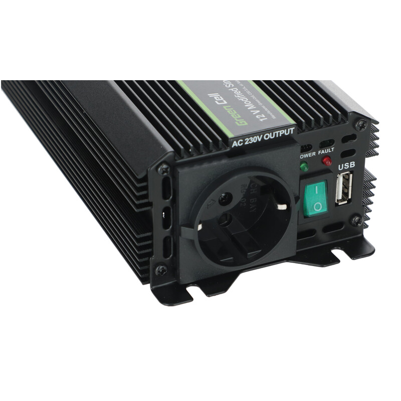 Convertor de tensiune auto Greencell 500W / 1000W pentru concentrator de oxigen pentru uz casnic