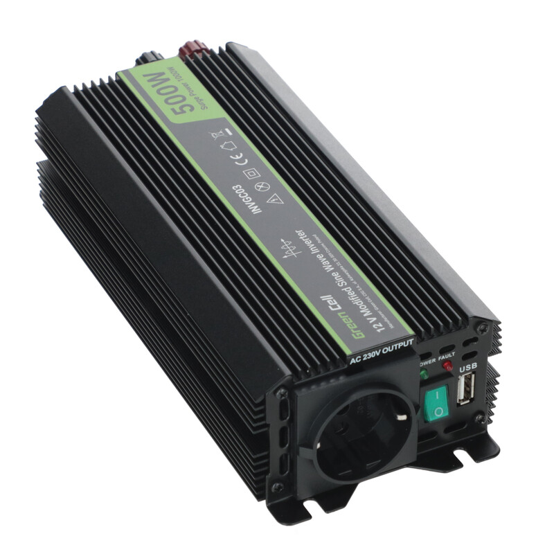 Convertor de tensiune auto Greencell 500W / 1000W pentru concentrator de oxigen pentru uz casnic
