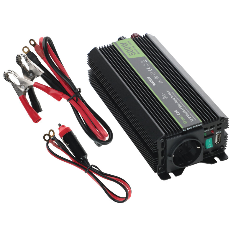 Convertor de tensiune auto Greencell 500W / 1000W pentru concentrator de oxigen pentru uz casnic