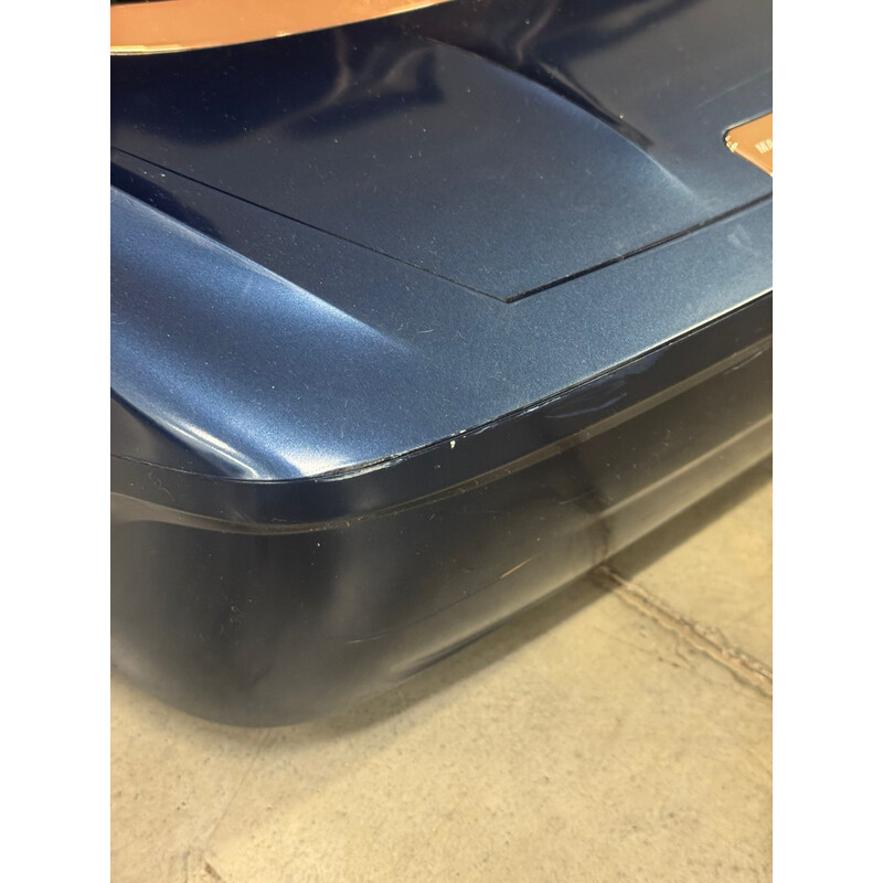 Fotoliu electric de masaj LUX 4D MASSAGER, albastru/auriu