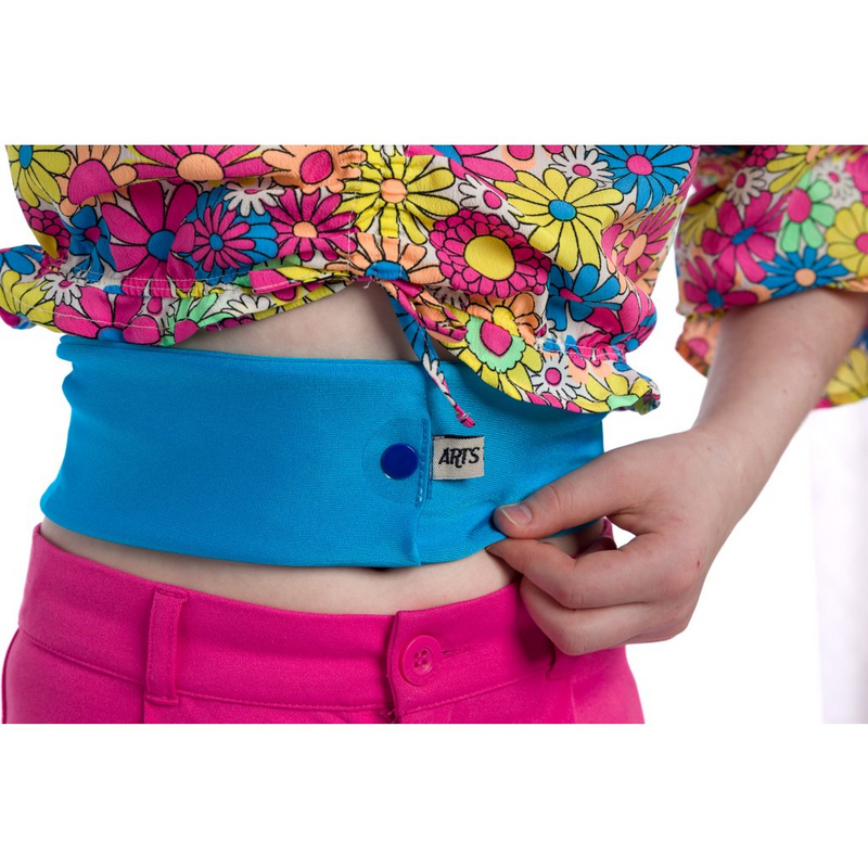 Centură Dia pentru pompa de insulină opacă, albastră