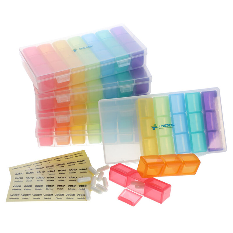 Dozator de medicamente UNIZDRAV - zilnic + săptămânal