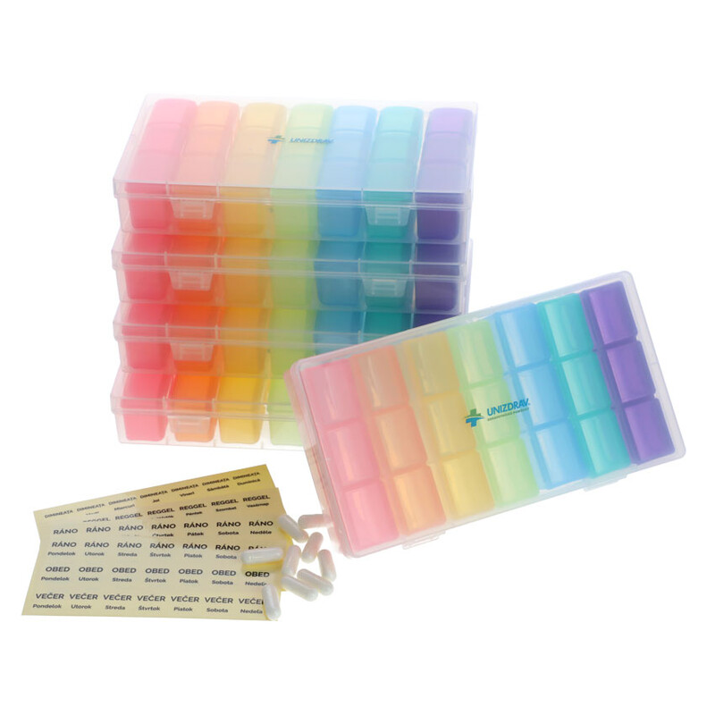 Dozator de medicamente UNIZDRAV - zilnic + săptămânal