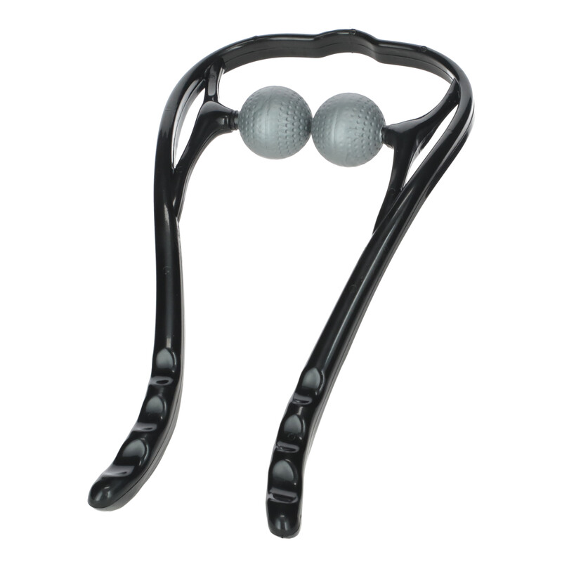Instrument de masaj pentru gât și coloana cervicală cu 2 capete