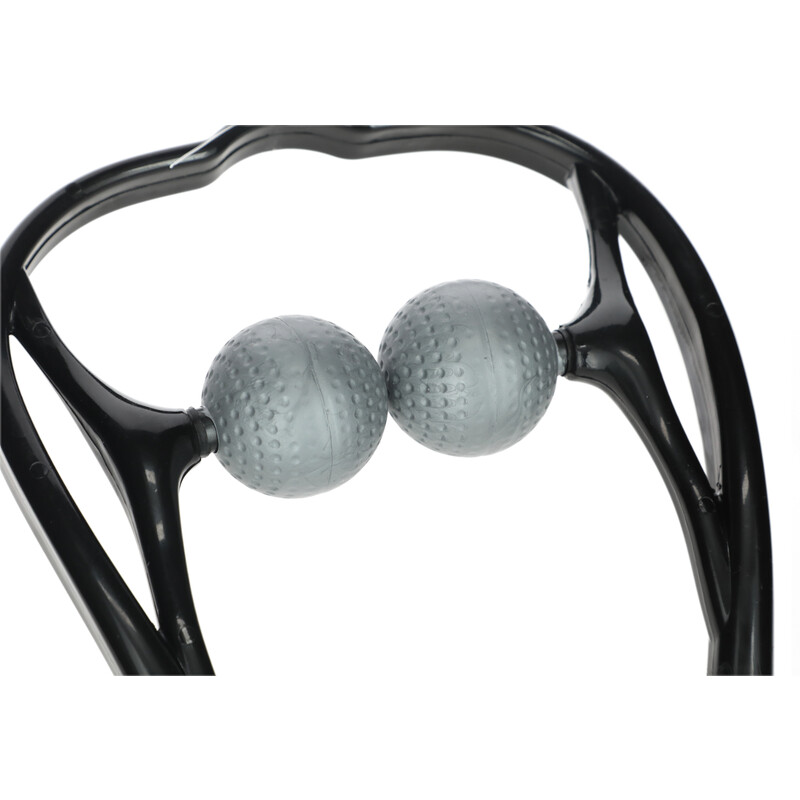 Instrument de masaj pentru gât și coloana cervicală cu 2 capete