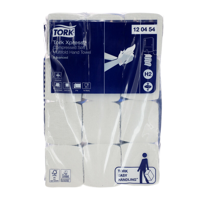 Prosoape de hârtie pentru mâini Tork Xpress Multifold Advanced (H2), 2400 buc