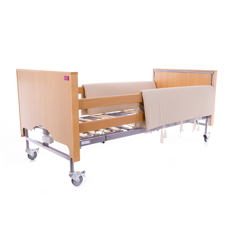 Huse de protecție pentru lateralele patului cu curele, 1 pereche