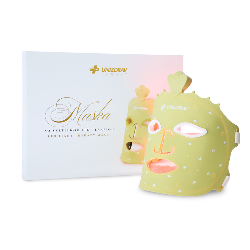 Mască cu fototerapie LED GOLD UNIZDRAV